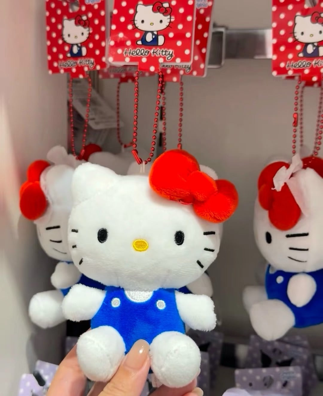 日本 SANRIO 三丽鸥 NIC kitty挂件 蓝色 链条 权志龙同款