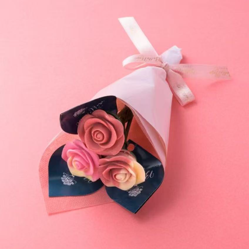 【Pre-order item】 🇯🇵 Message de rose 玫瑰花巧克力 (三支一束)