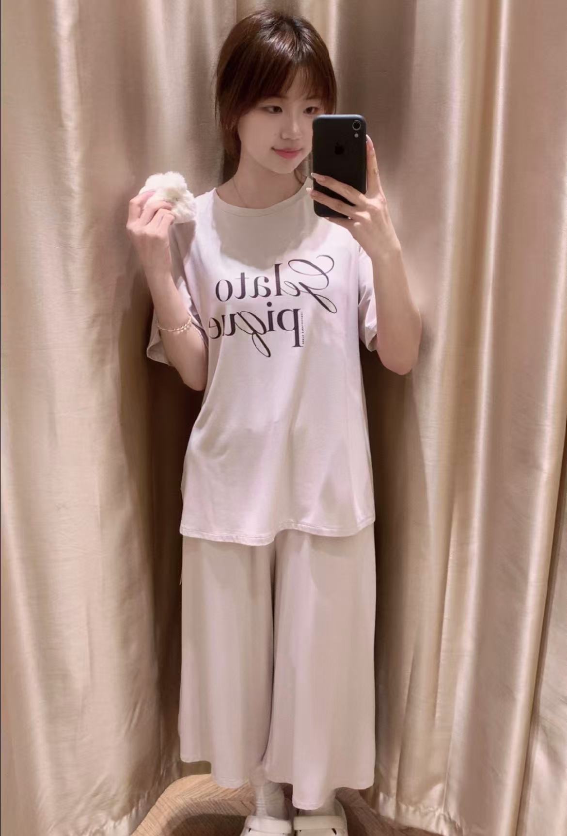 gelato pique 25春夏新品 简约字母家居服