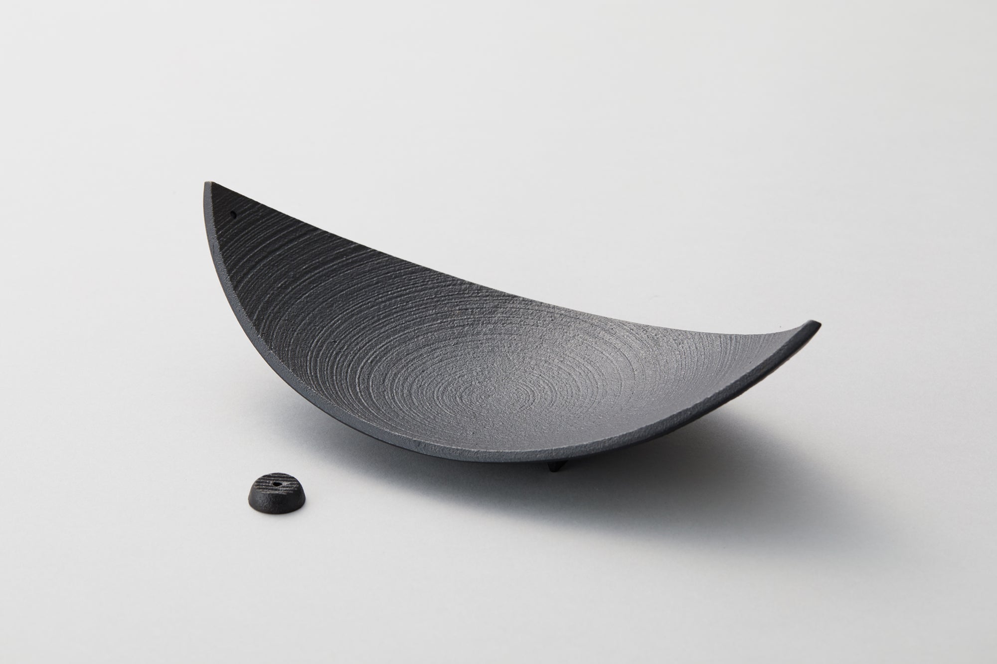 日本 铸心工房 铸铁香皿 日本制 笹舟 尺寸:260x130x70mm #79813