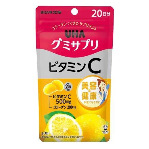 Gummy Supplement Vitamin C 20 Days (40 Tablets) Lemon Flavor