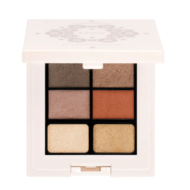 日本ETVOS悦朵丝 【数量限定】橘色系眼影盘 Bitter Couture