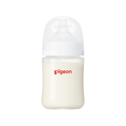 日本 贝亲Pigeon 母乳实感 耐热玻璃奶瓶 160ml 自带奶嘴SS码