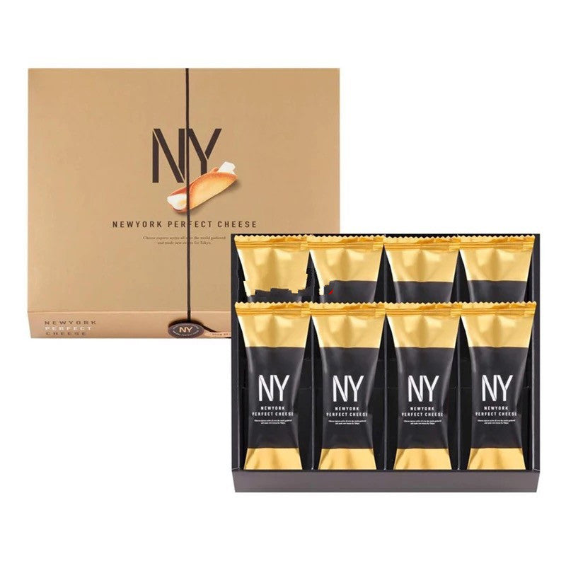 NY Newyork Perfect Cheese Roll 奶油芝士卷 夹心曲奇脆饼 8pcs(EXP:09/16/2026)