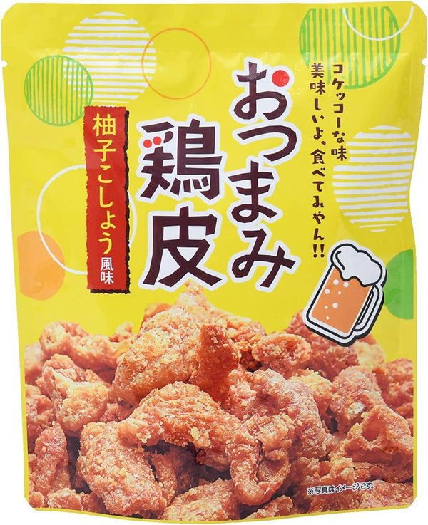 日本竹森 元祖脆炸鸡皮 柚子胡椒口味50g（2024.08.04）