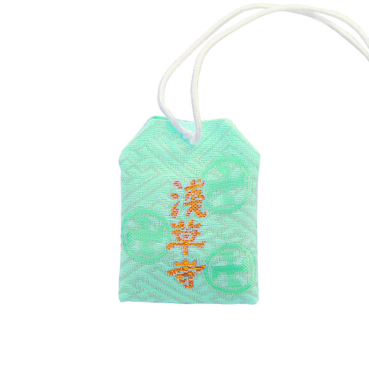 Asakusa Jinja Love and Matchmaking Omamori Blessed Japanese Amulet东京浅草寺御守Asakusa Jinja Japanese Omamori【16号 良缘守】有对象的戴一对,没对象的求姻缘(不分颜色)