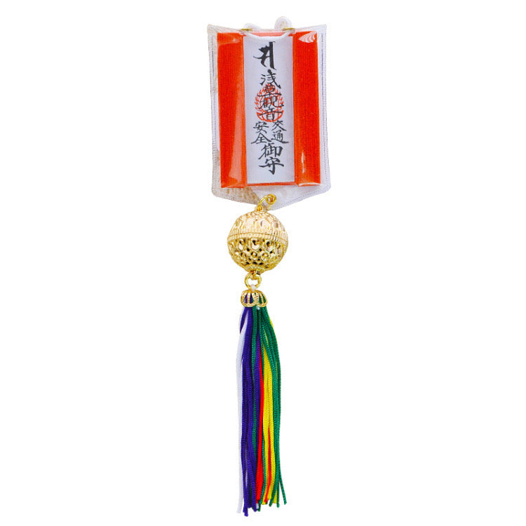 东京浅草寺御守 【9号 交通安全(车挂式铃铛)】开车保佑平安 车挂件