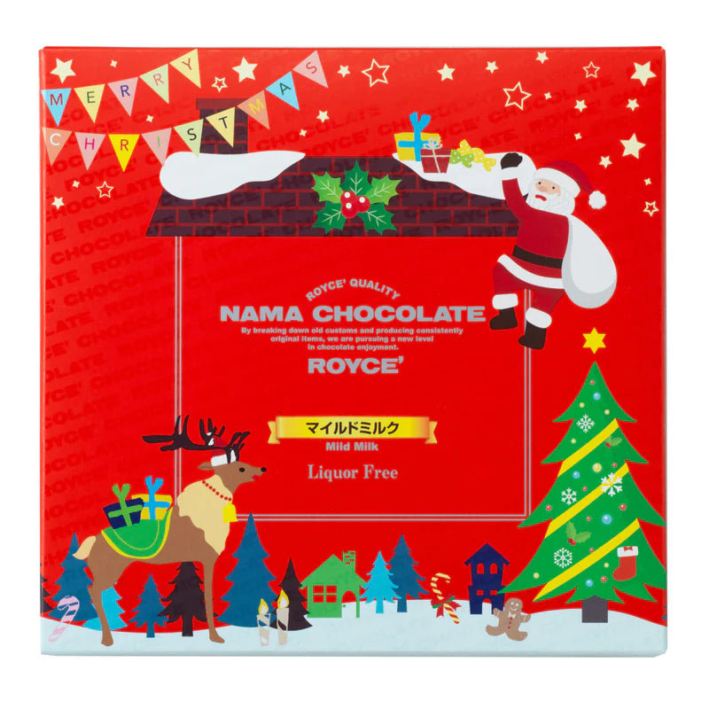 日本 Royce 圣诞节包装 牛奶口味生巧 Mild Milk 20粒(赏味期限12/07/25Y)