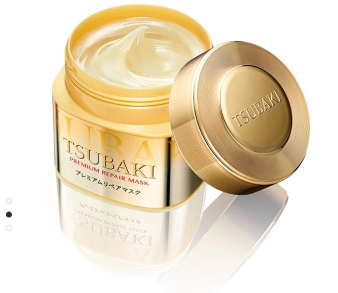 日本SHISEIDO资生堂 TSUBAKI丝蓓绮 高级强力0秒修护发膜 180g COSME大赏受赏