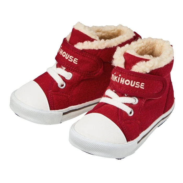 日本MIKIHOUSE 冬季款 加绒鞋 13.5cm(默认无盒,有需要联系客服)