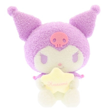 日本 SANRIO 三丽鸥 Kuromi 小恶魔系列 蓄光玩偶S号 18cm