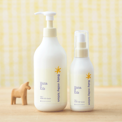 日本Mama & Kids Milky Lotion 婴儿滋润保湿乳液150ml/380ml 日本Mama & Kids Milky Lotion 婴儿滋润保湿乳液150ml/380ml