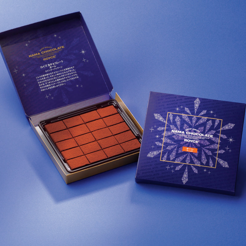 日本 Royce 生巧克力 限定原味冬季雪花包装20粒(赏味期限12/10/25Y)