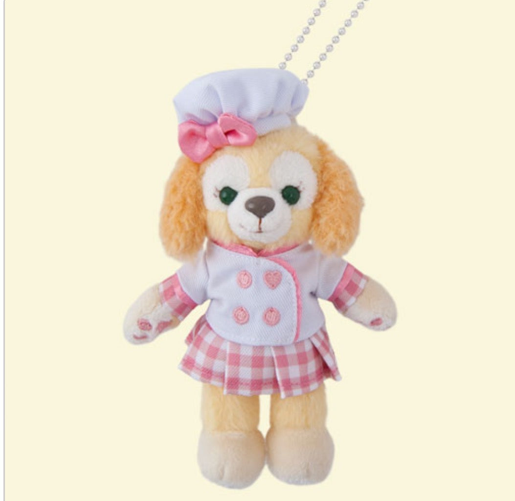 Tokyo Disney 东京迪斯尼 粉色格子裙饼饼挂件(SIZE:高约14.5CM)