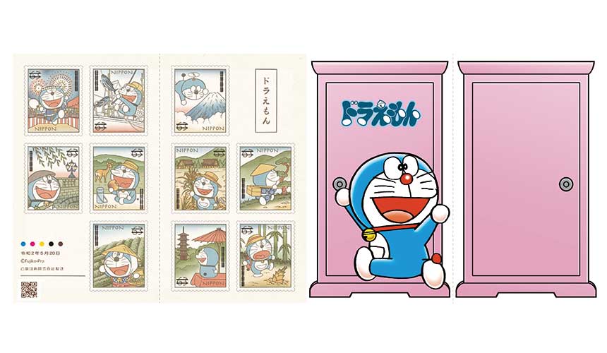 《哆啦A梦》50周年纪念邮票/Doraemon 50th Anniversary Doraemon Stamp Complete 20 types Set Limited JAPAN