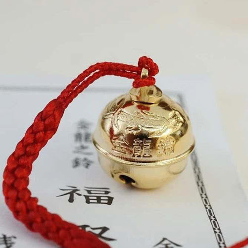 Asakusa Jinja Golden Dragon Bell Omamori Good Luck Japanese Amulet东京浅草寺御守 Asakusa Jinja Japanese Omamori【13号 金龍铃】开运
