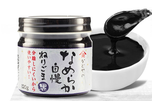 日本Kadoya角屋 香醇细腻纯黑芝麻酱 120g 适合成人/6个月以上儿童 (赏味期限(09/08/2026y)