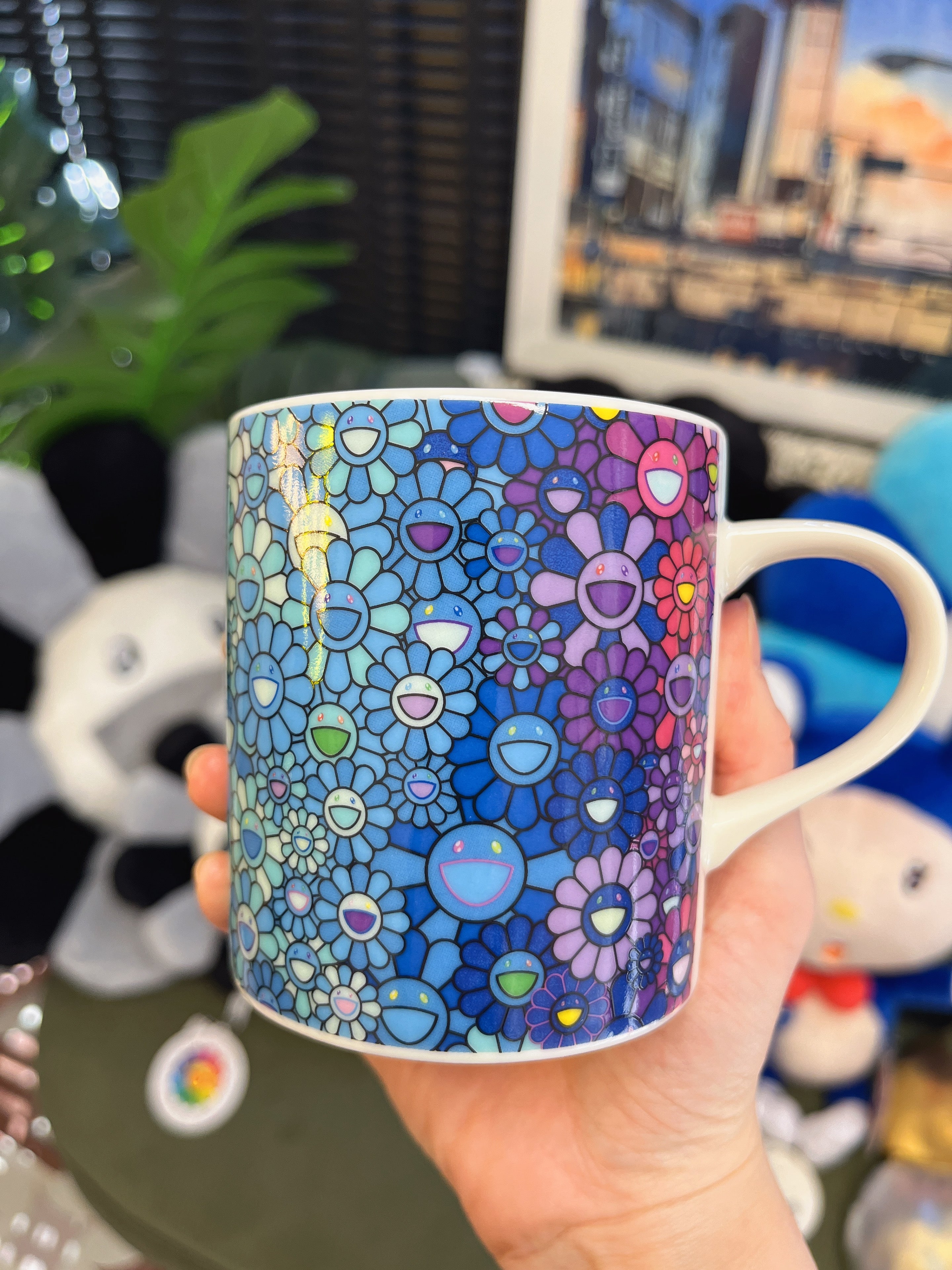 村上隆Takashi Murakami 满花 太阳花陶瓷杯