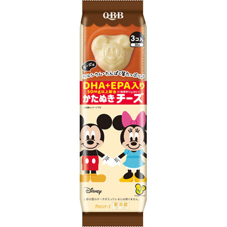 日本QBB 宝宝芝士 营养奶酪 添加了DHA+EPA 30g*3个装 独立包装