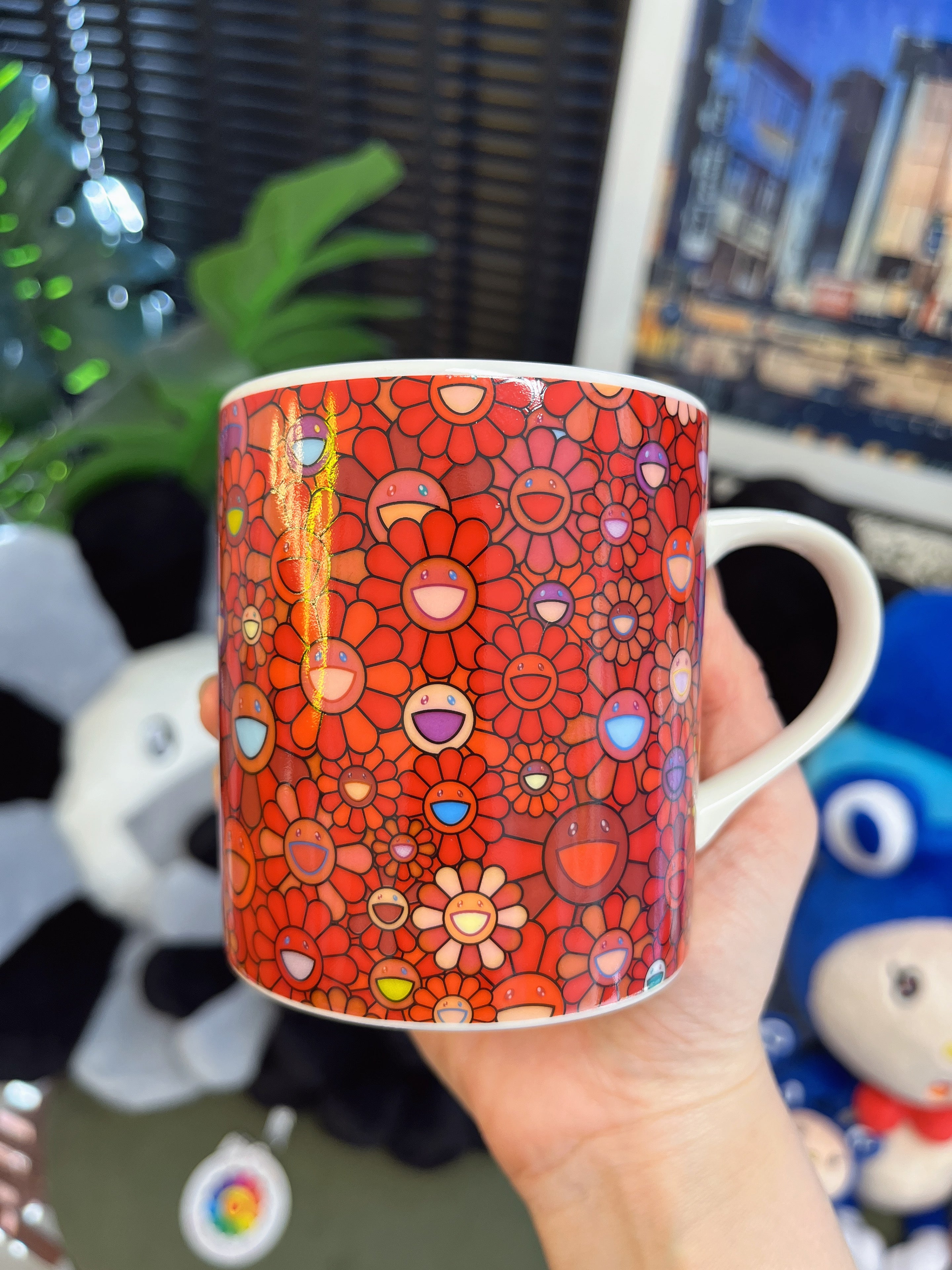 村上隆Takashi Murakami 满花 太阳花陶瓷杯