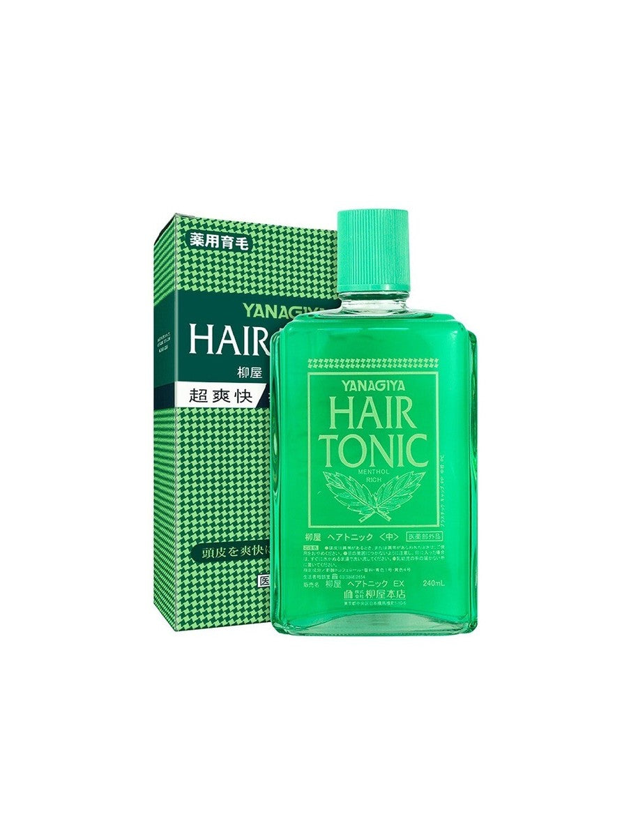 Yanagiya Hair Tonic Methol Rich 柳屋 防脱发头皮营养液 薄荷香 240ml