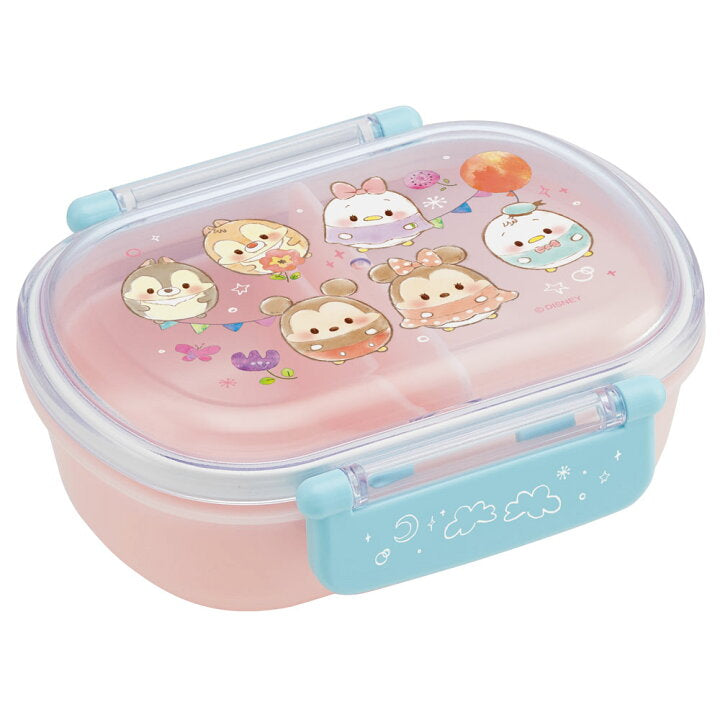 Skater x Disney Friends Lunch Box with Devider Q版迪士尼卡通抗菌便当盒 有隔层 360ml