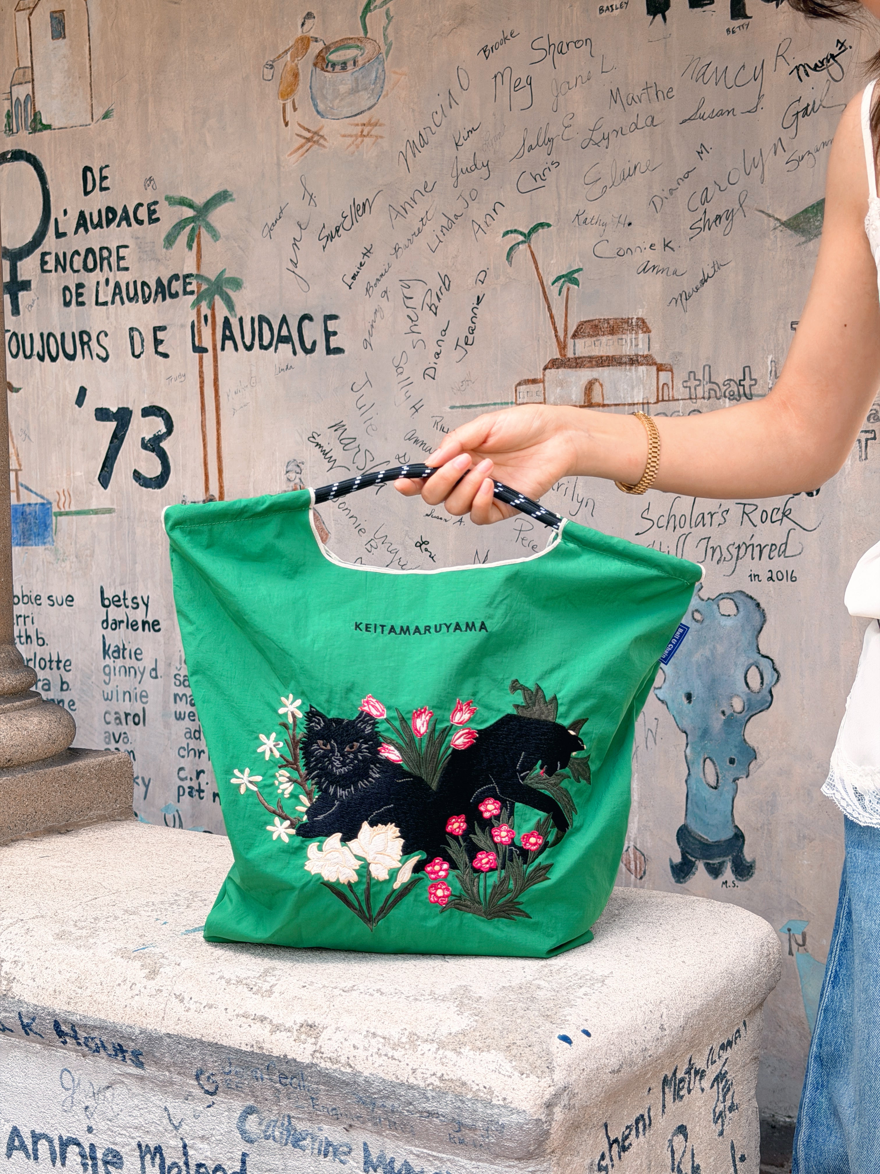 KEITAMARUYAMAネックレス KEITA MARUYAMA × Ball & Chain Black Cat M 日本ball&chain 联名款