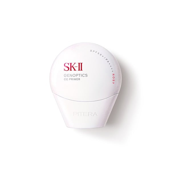日本SK2 光感焕白焕采钻白 CC霜玫瑰粉色提亮气色 SPF50+/PA++++ ROSY 30g