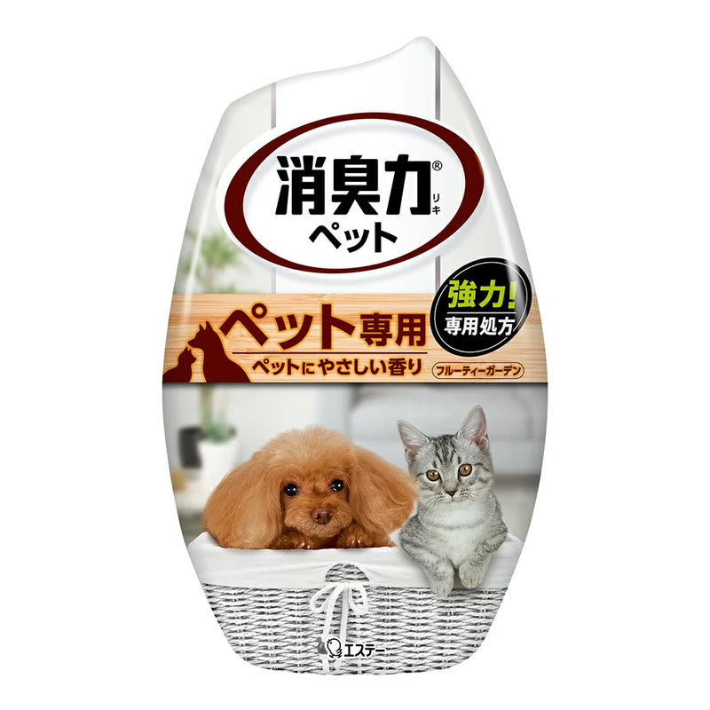 日本STエステー 消臭力 室内空气清新剂 宠物家居专用 强力祛臭 400ml 果香
