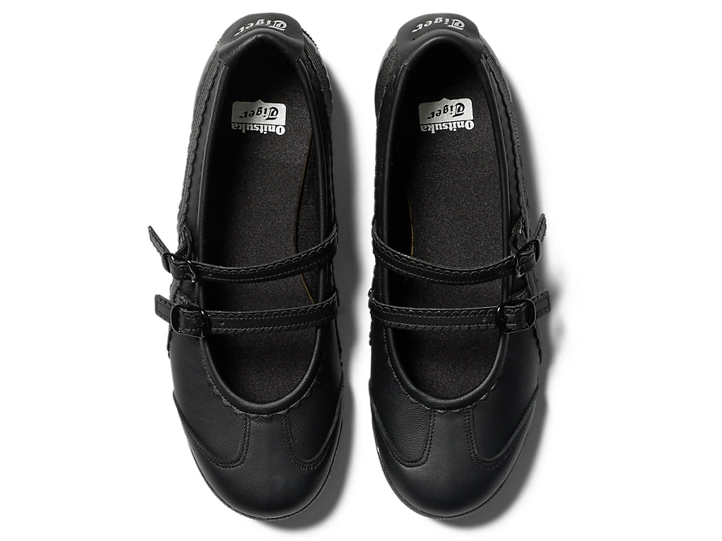 Tiger鬼冢虎 MEXICO 66 TGRS 全黑芭蕾舞鞋 按脚长选尺码【材质：牛皮革+牛剖皮革】