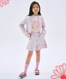 Mardi Mercredi Kids Tshirt FlowerMardi Butter Indipink 韩国 儿童纯棉T恤 雏菊印花T恤 奶油黄豆沙粉