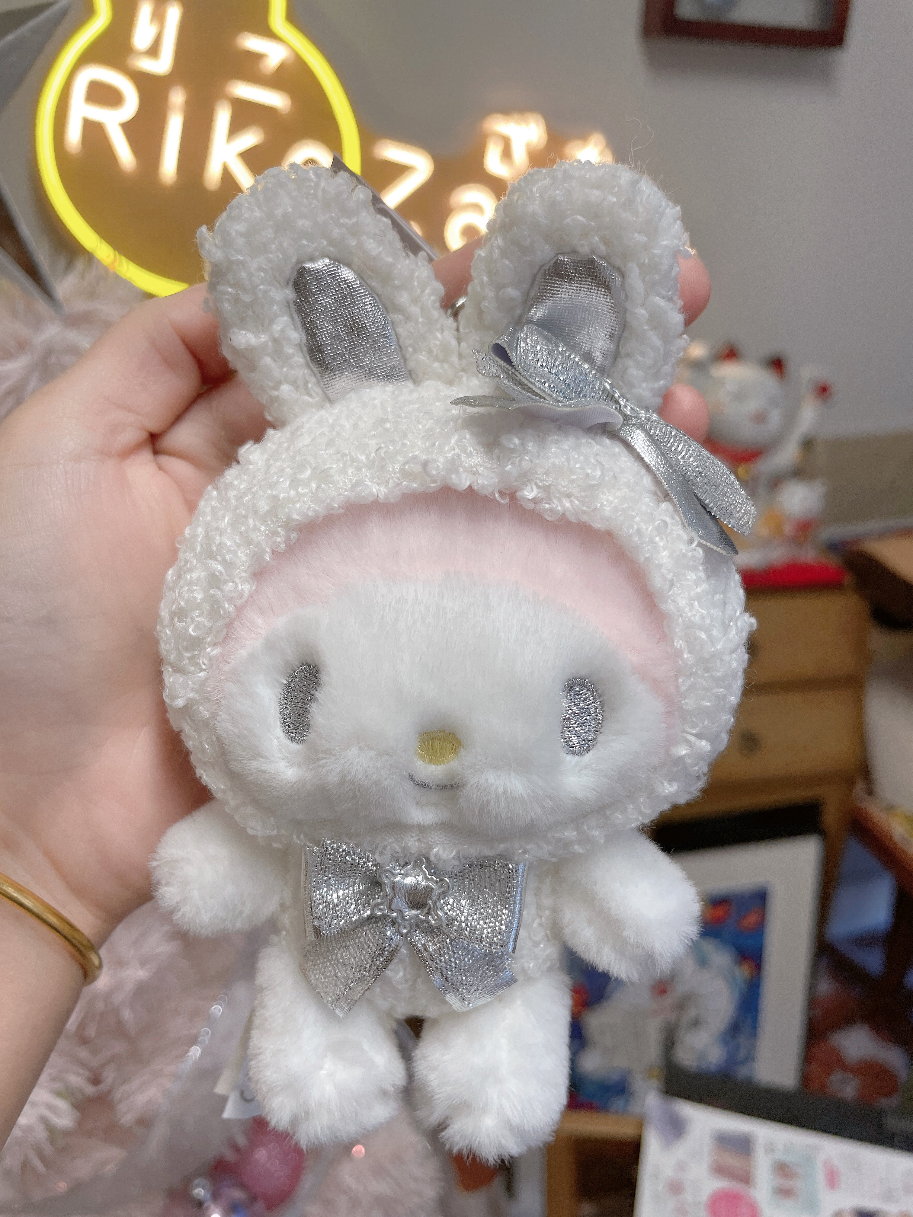 日本 SANRIO 三丽鸥 圣诞限定雪花❄️美乐蒂挂件