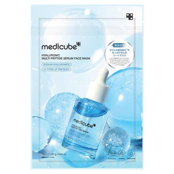 Medicube Hyaluronic Multi Peptide Serum Face Mask 7sheets 玻尿酸胜肽双层精华面膜 7枚入 130g