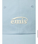 emis Small Logo Ball Cap Pastel Blue 韩国 emis 棒球帽  粉蓝 白色刺绣小标