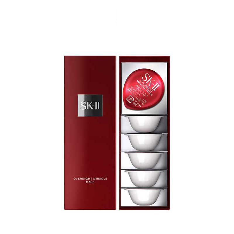 日本SK2 SK-II 本土版 夜间修护赋活面膜 急救小布丁 6个装