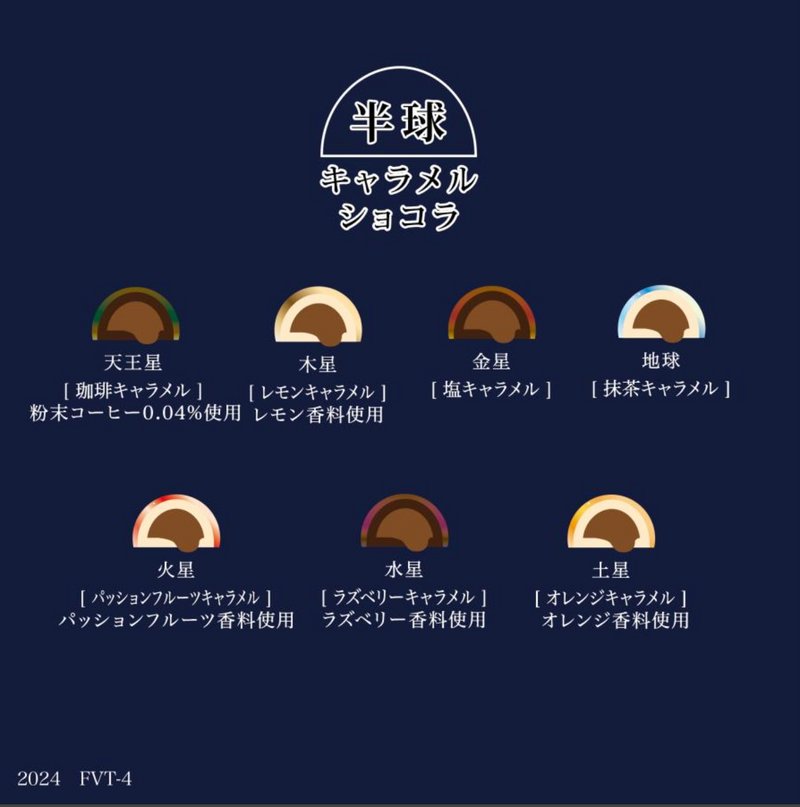 日本 Foucher Olympus 星球巧克力7枚装 Haruka Naru Etoile 太空蓝礼盒 （保质期2024.04.15）