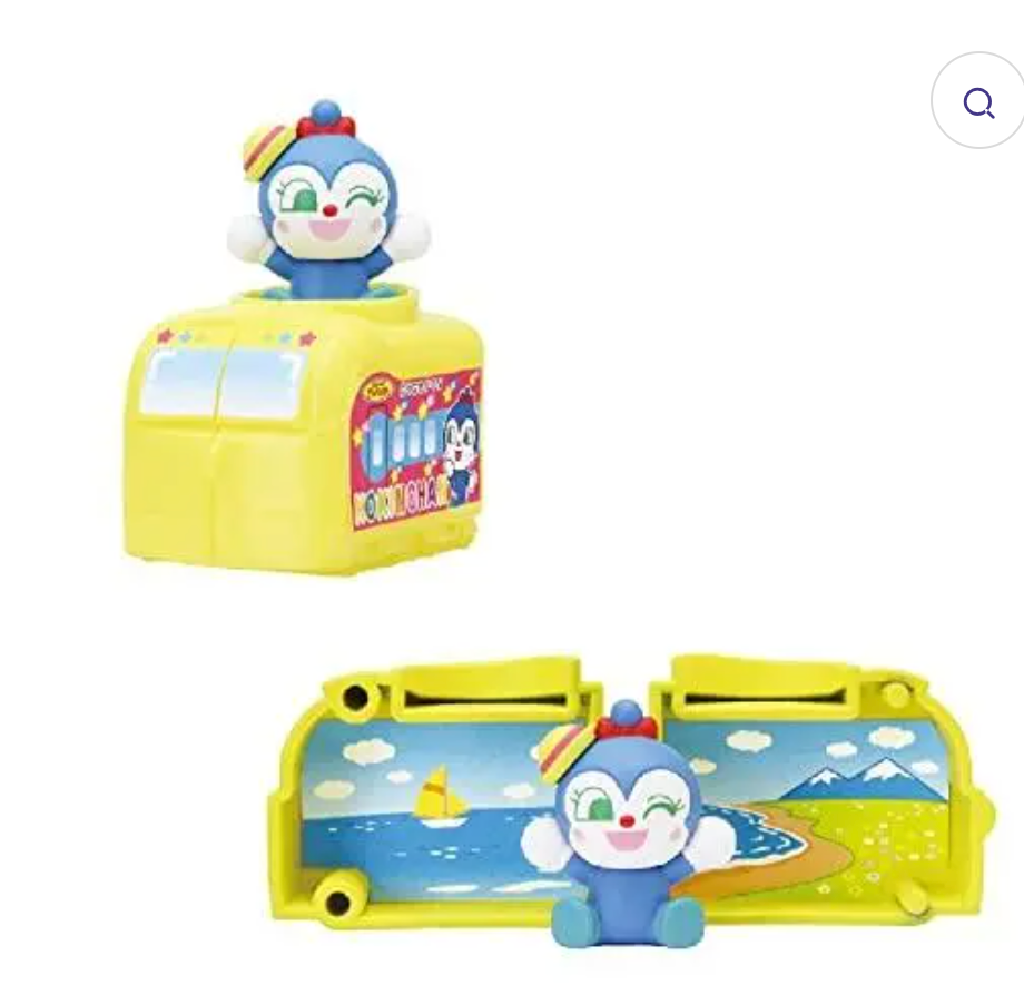 日本BANDAI 玩具入浴球 泡澡球 溶解后有玩具浮出【面包超人 小火车卡通玩具】加大号