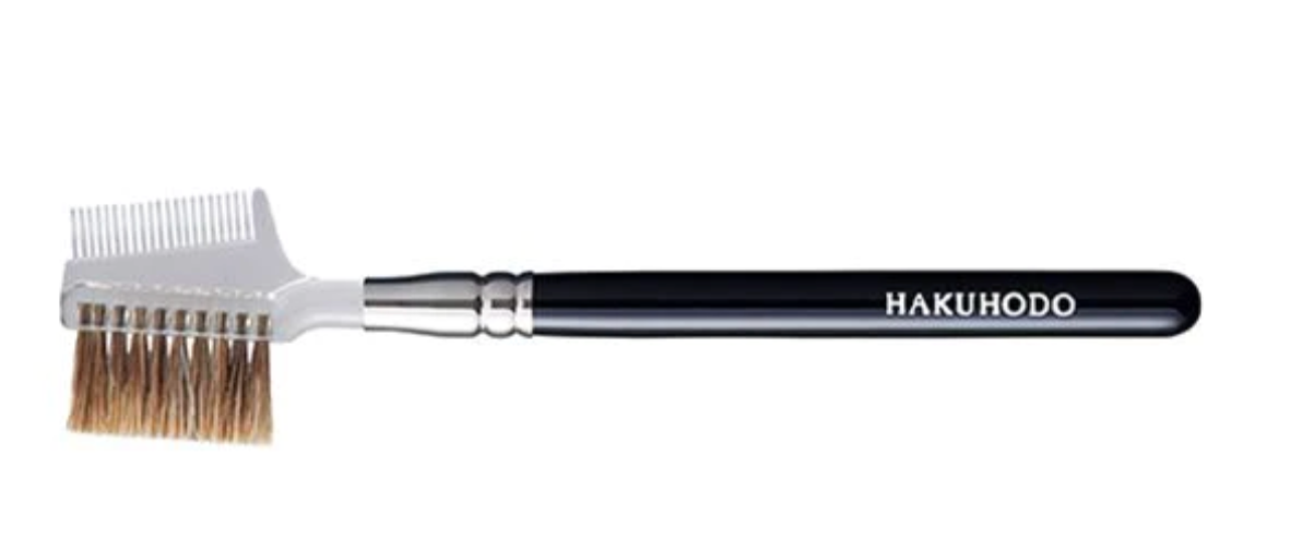 白凤堂 Hakuhodo 【J029，马毛：好上色又不扎】眉刷+眉梳