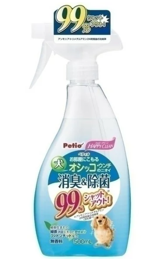 日本PETIO 犬用 消臭抗菌喷雾 500ml