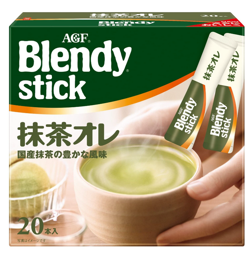 日本AGF Blendy Stick即溶抹茶欧蕾 9.7g X20支 （保质期2025.08）