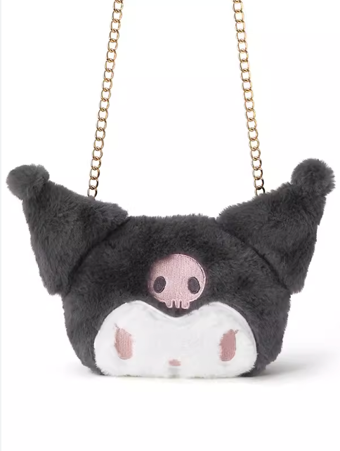 日本 SANRIO 三丽鸥  X GRL 库洛米 毛绒斜挎包