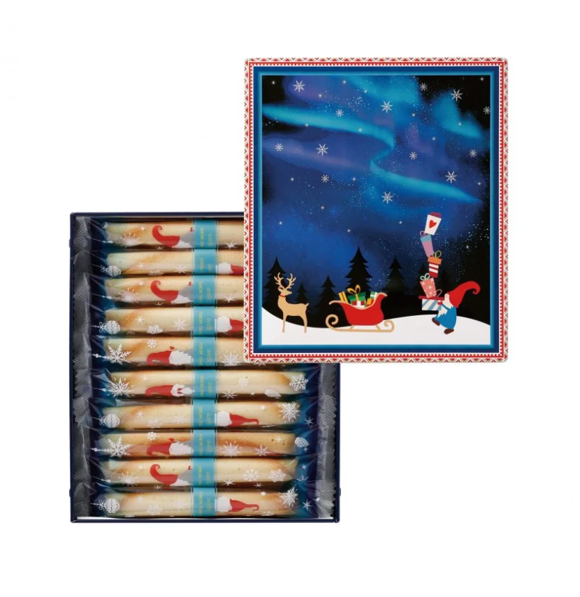 YOKUMOKU 2024圣诞雪茄蛋卷礼盒 原味雪茄蛋卷 20枚入（赏味期限02.02.2026y）