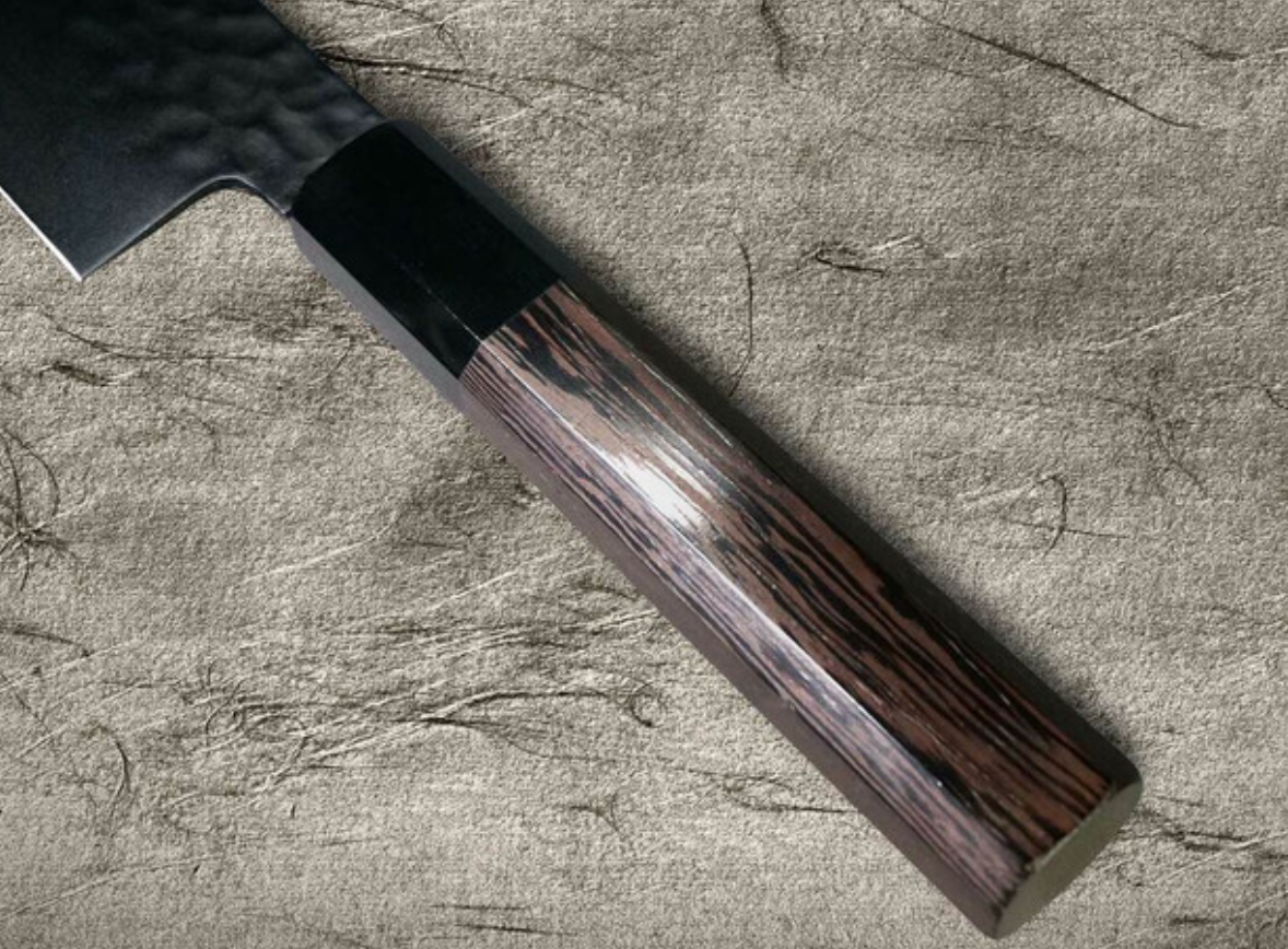 日本堺孝行 VG-10 黑影 特殊氧化涂层 三德刀 17cm（擅长处理蔬菜/鱼肉类）