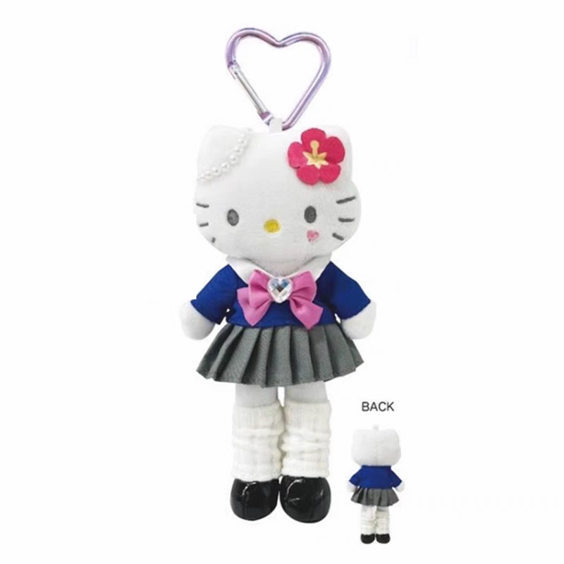 日本 SANRIO 三丽鸥 NIC长腿天使kitty平成爱心扣挂件