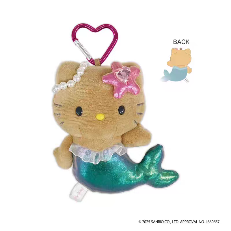 【pre-order】日本 SANRIO 三丽鸥 NIC 美人鱼/小精灵 爱心扣挂件（日本七月份发售）