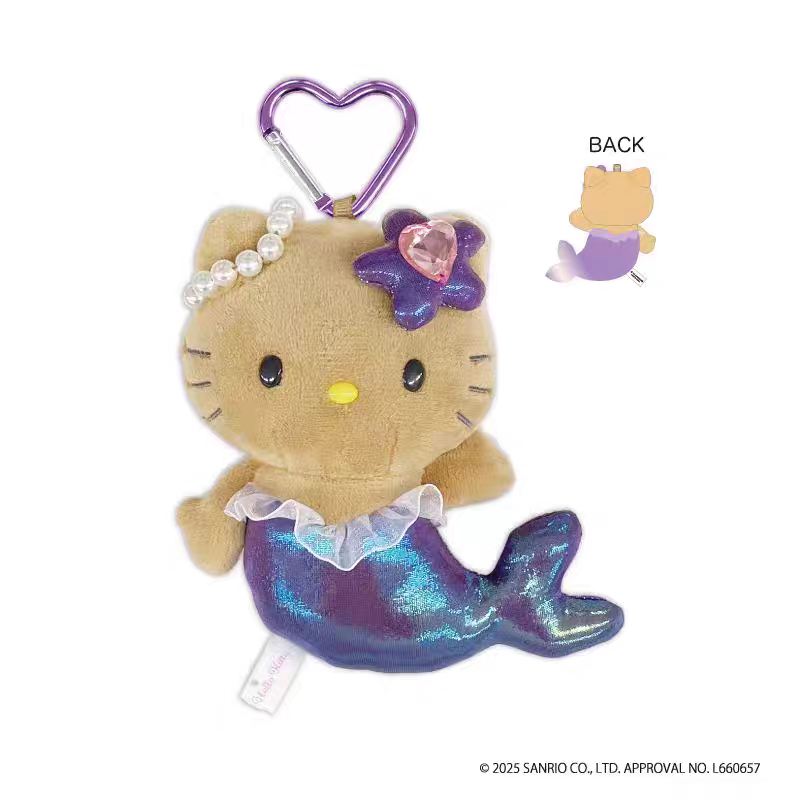 【pre-order】日本 SANRIO 三丽鸥 NIC 美人鱼/小精灵 爱心扣挂件（日本七月份发售）