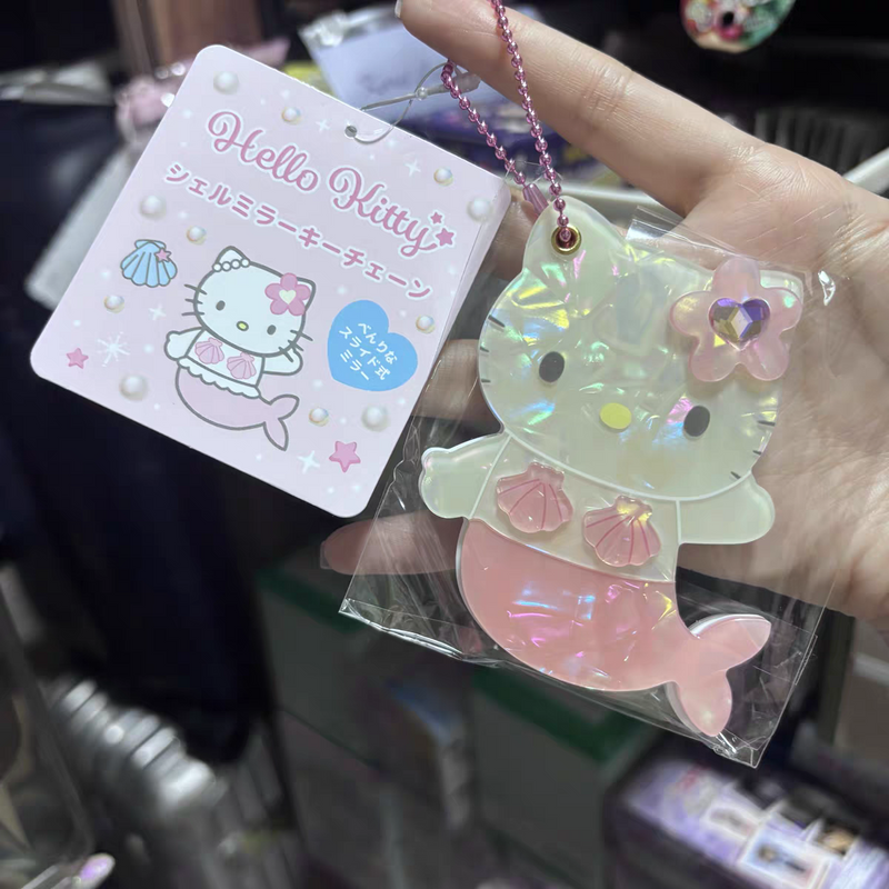 【pre-order】日本 SANRIO 三丽鸥 NIC 美人鱼&Kitty镜子挂件（日本七月份发售）