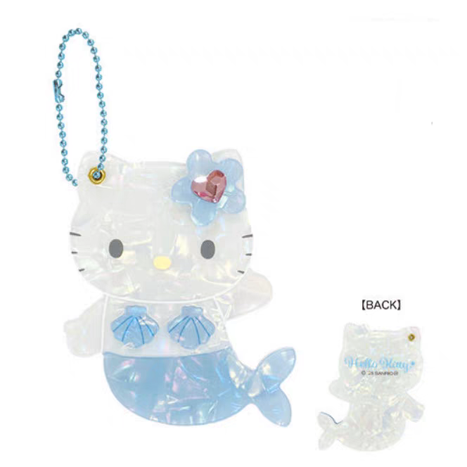 【pre-order】日本 SANRIO 三丽鸥 NIC 美人鱼&Kitty镜子挂件（日本七月份发售）