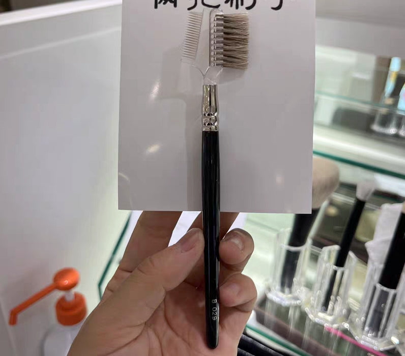 白凤堂 Hakuhodo 【J029，马毛：好上色又不扎】眉刷+眉梳