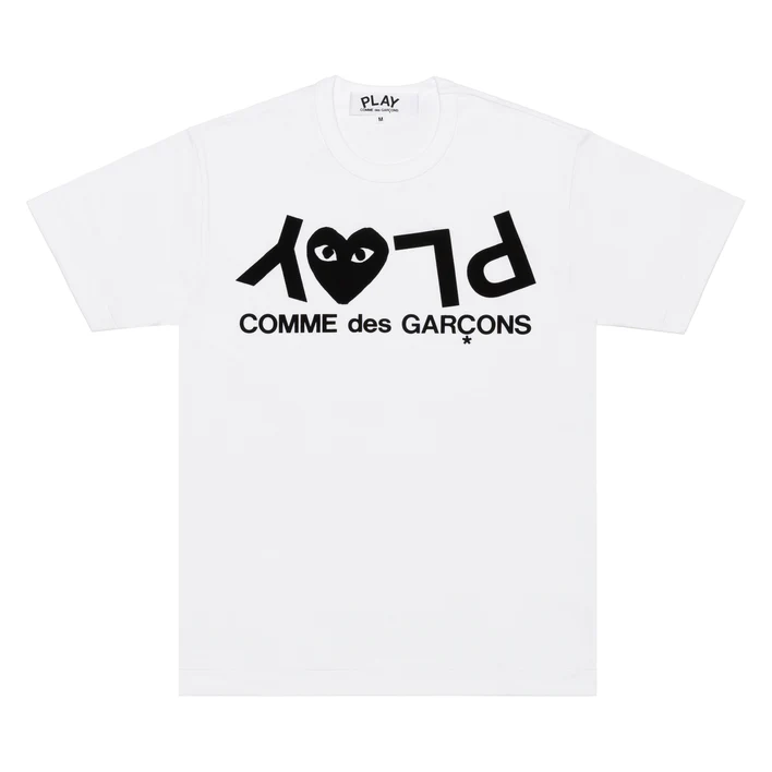 【0609ずみ】COMME des GARÇONS 川久保玲【PLAY 女士】  黑白 字母爱心